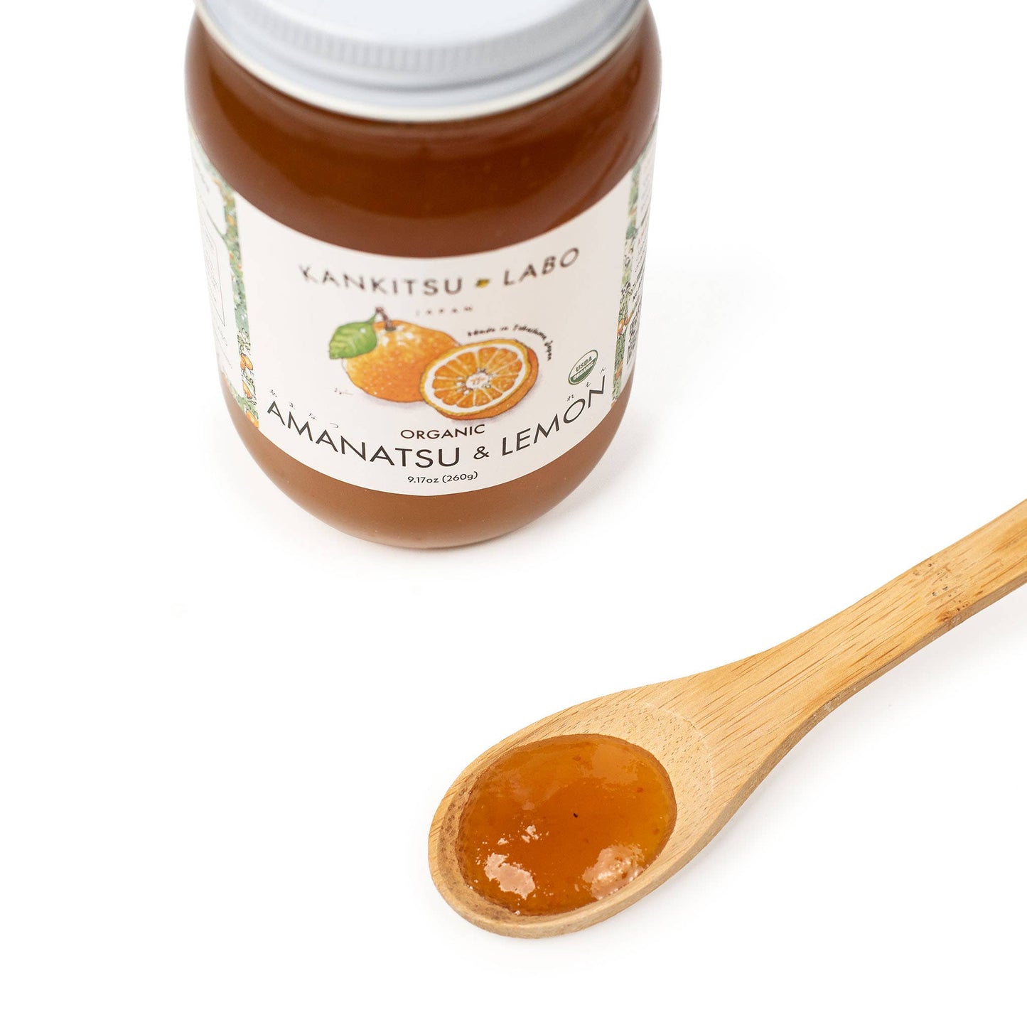 Organic Amanatsu & Lemon Jam 9.17 oz
