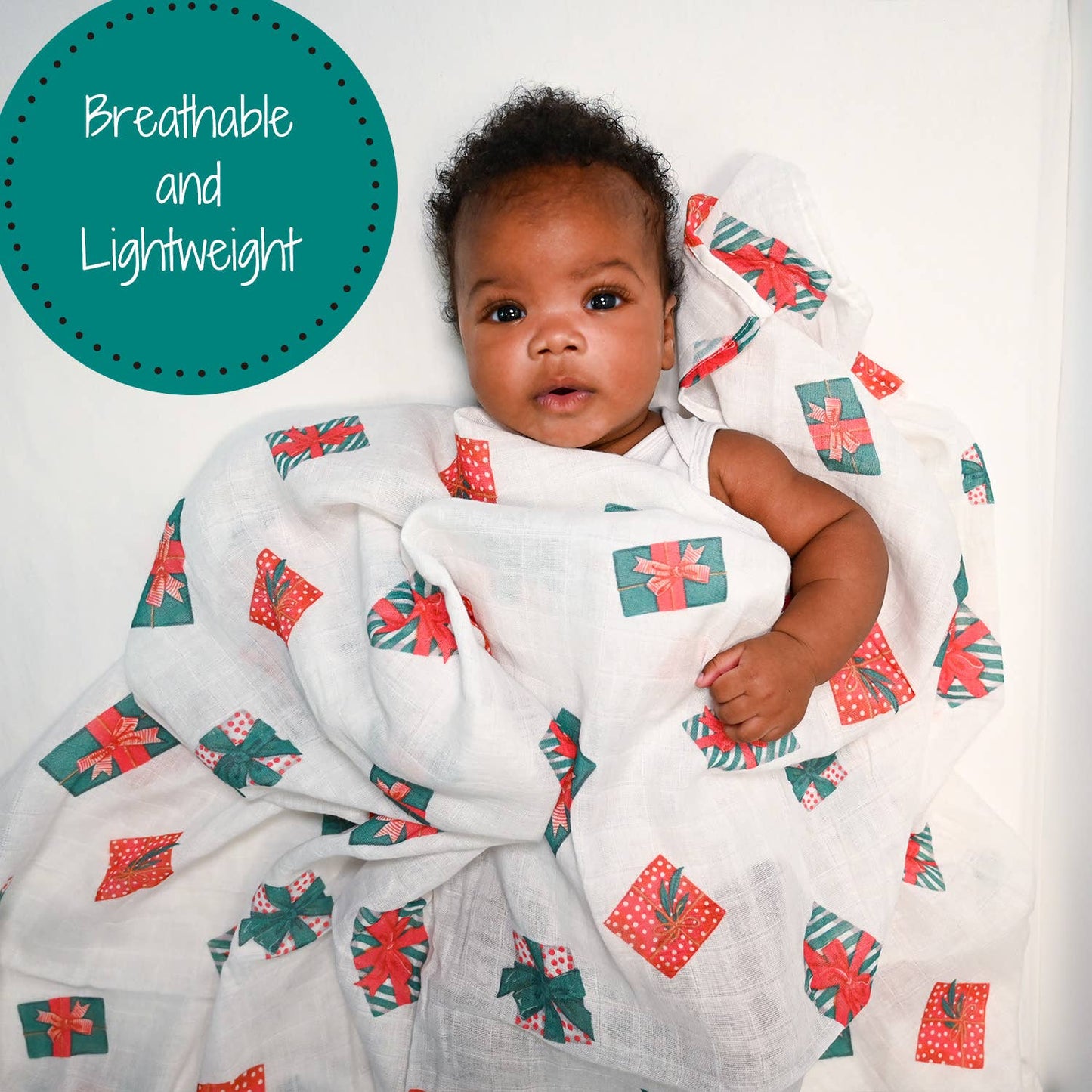 Everyday is a Gift Baby Muslin Swaddle Blanket