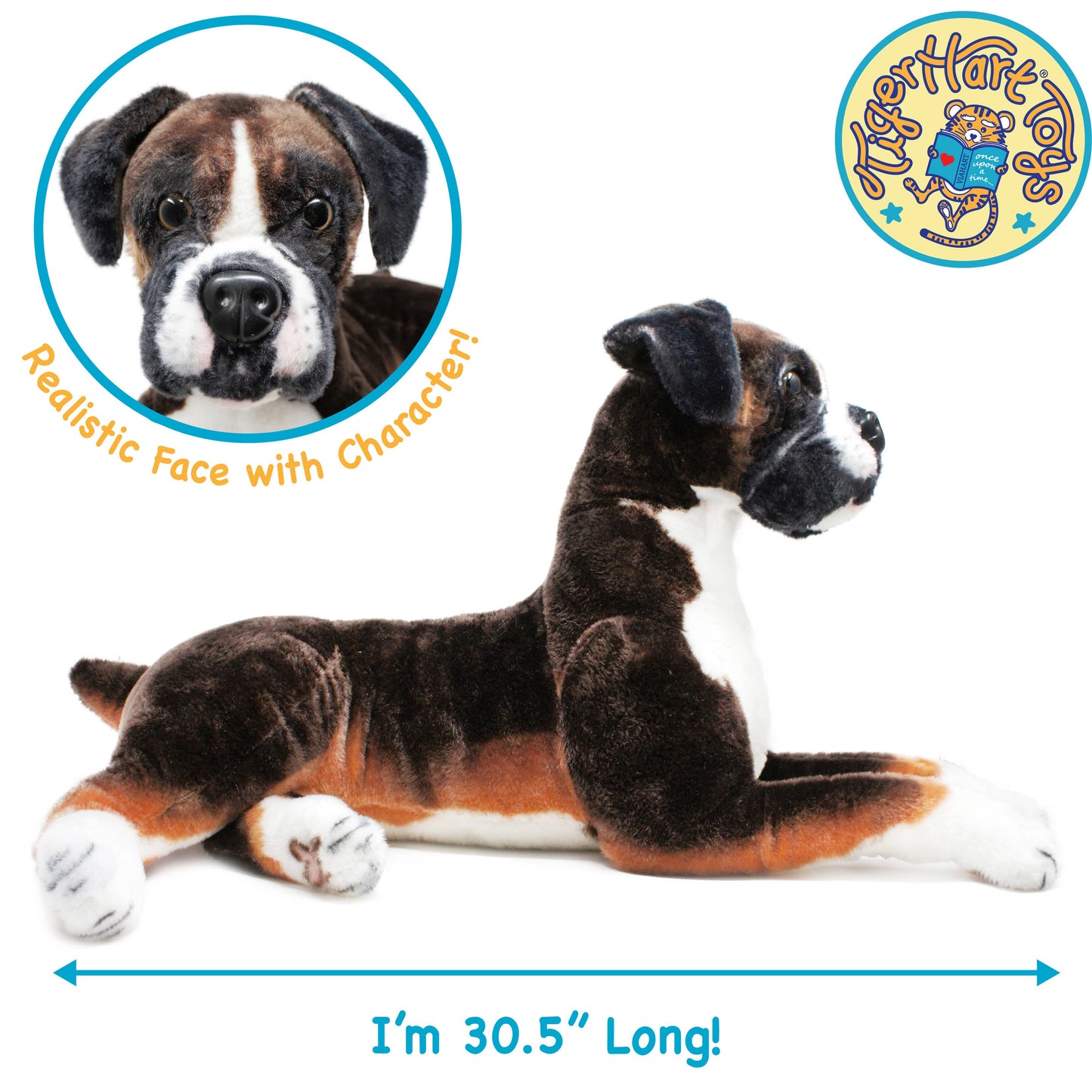Bob The Boxer | 31 Inch Stuffed Animal Plush