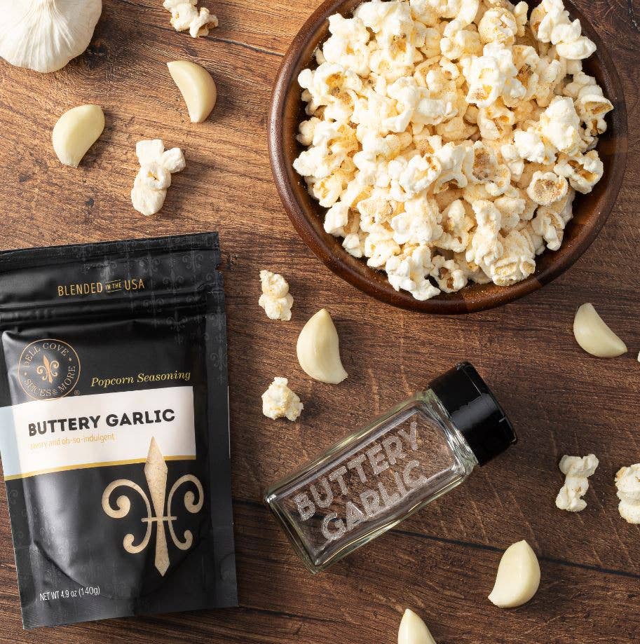 Buttery Garlic Popcorn Seasoning - Savory Spice Blend