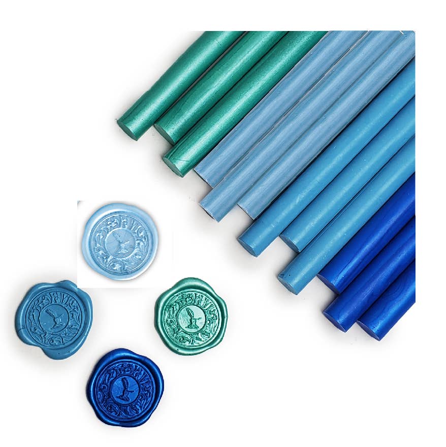 Glue Gun Premium Sealing Wax Assortment Pk of 12-multi color