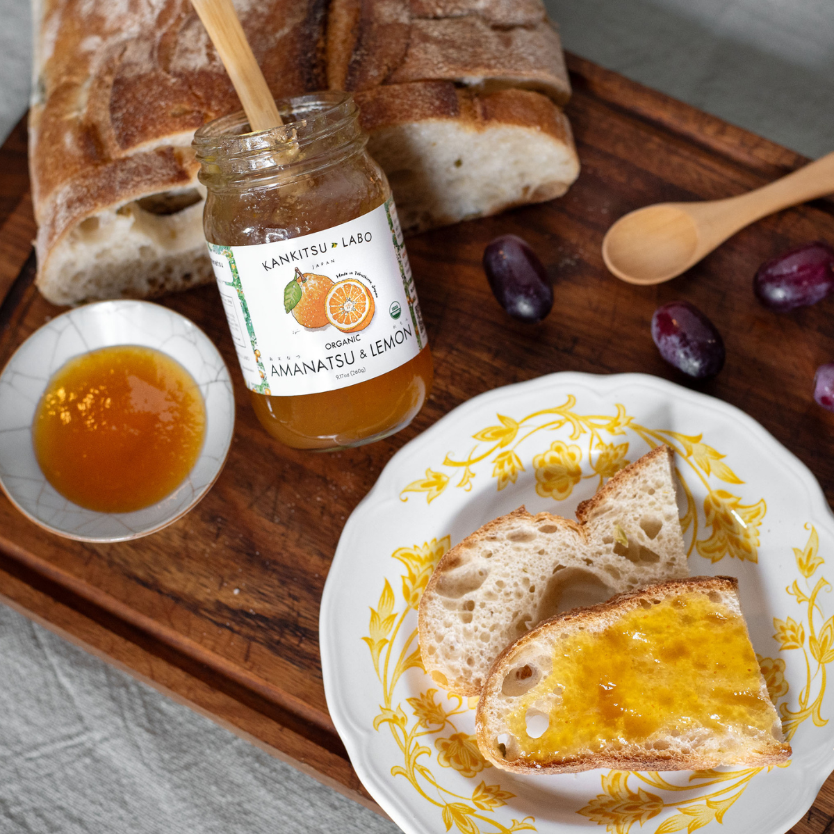 Organic Amanatsu & Lemon Jam 9.17 oz