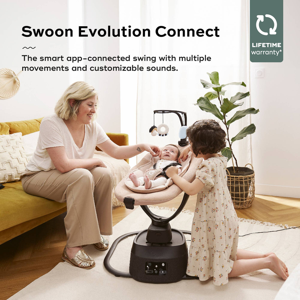 Babymoov Swoon Evolution: Multi-Motion Electric Swing