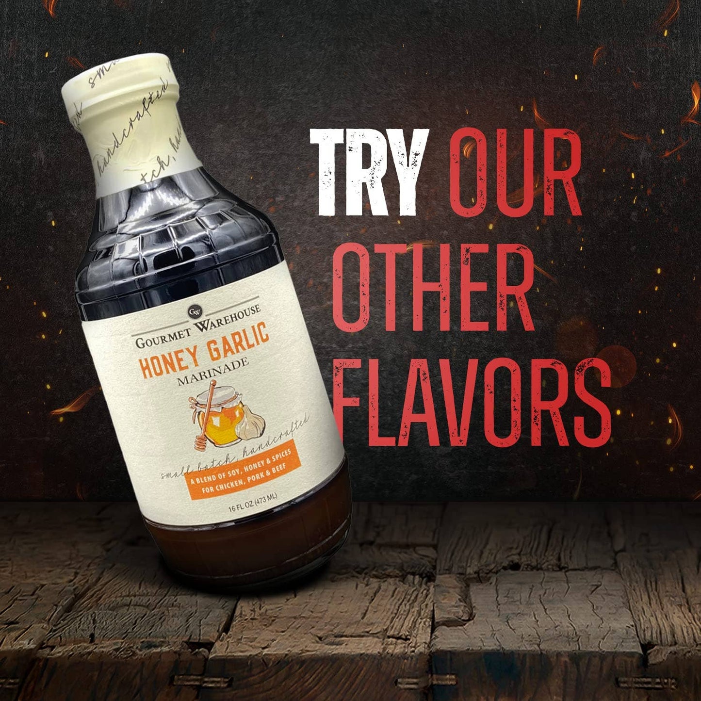 Gourmet Warehouse Honey Garlic Marinade