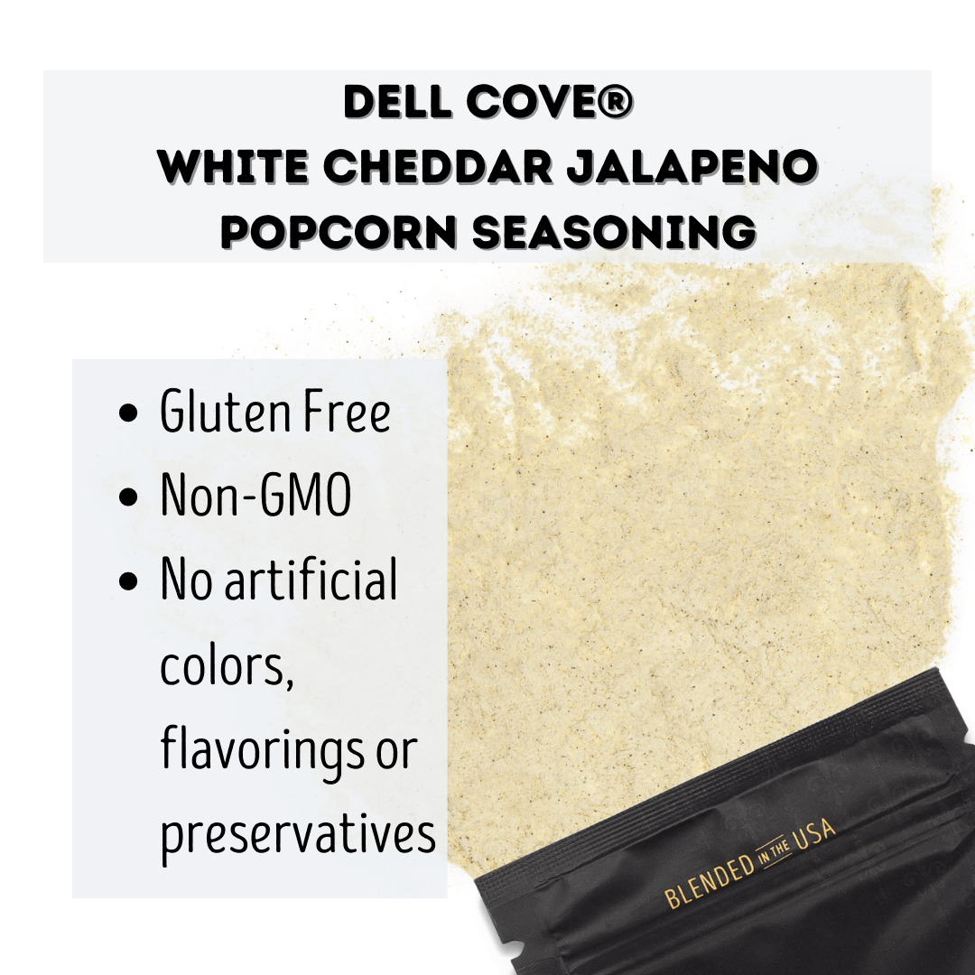 White Cheddar Jalapeno Popcorn Seasoning - Popcorn Toppings