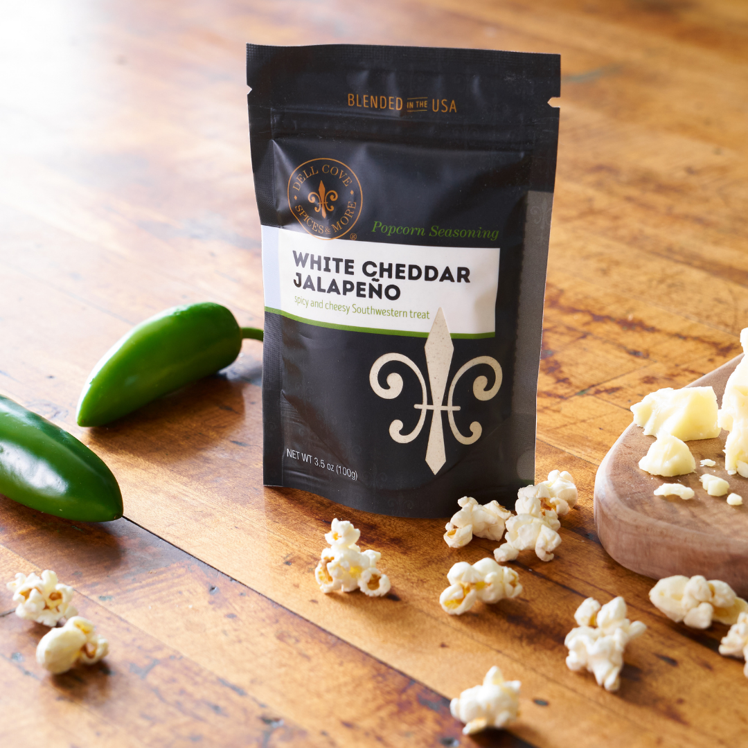 White Cheddar Jalapeno Popcorn Seasoning - Popcorn Toppings