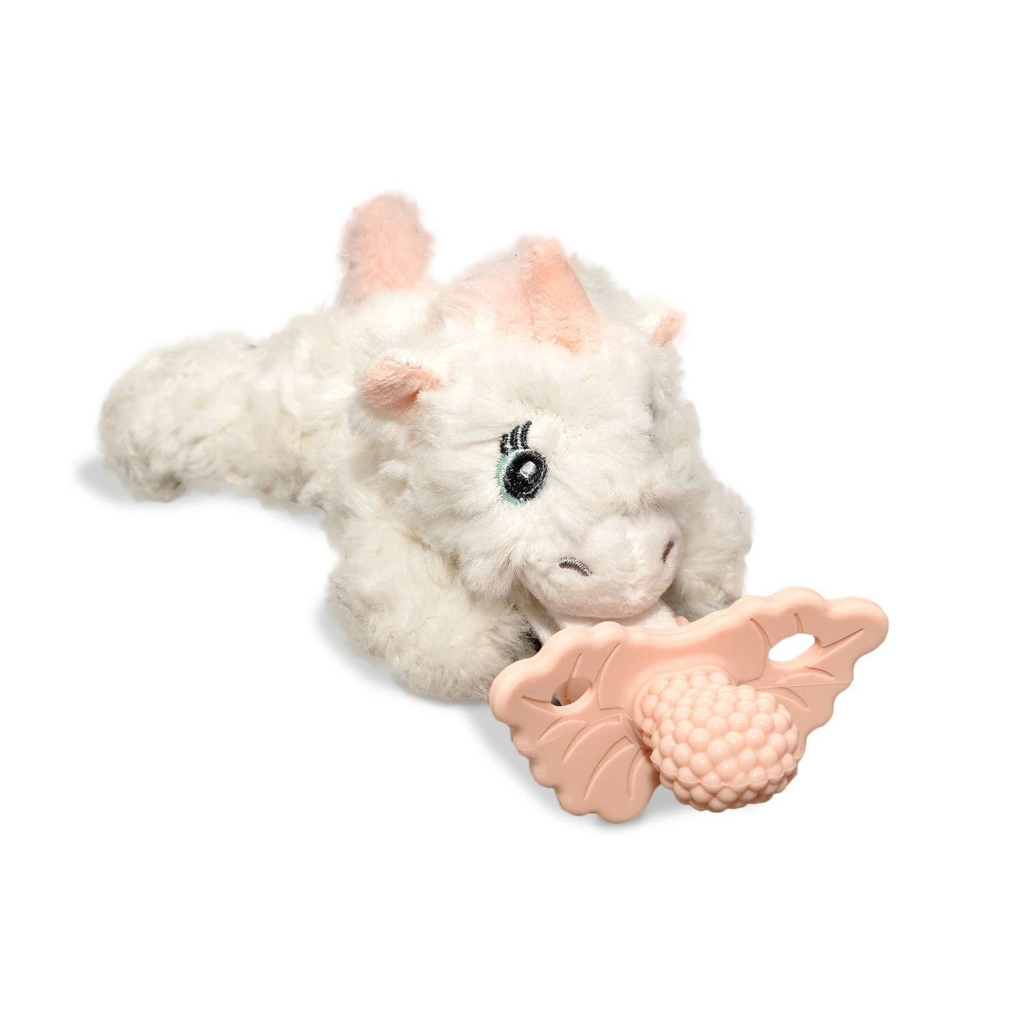 RaZbuddy Luna Pink Unicorn Paci/Teether Holder