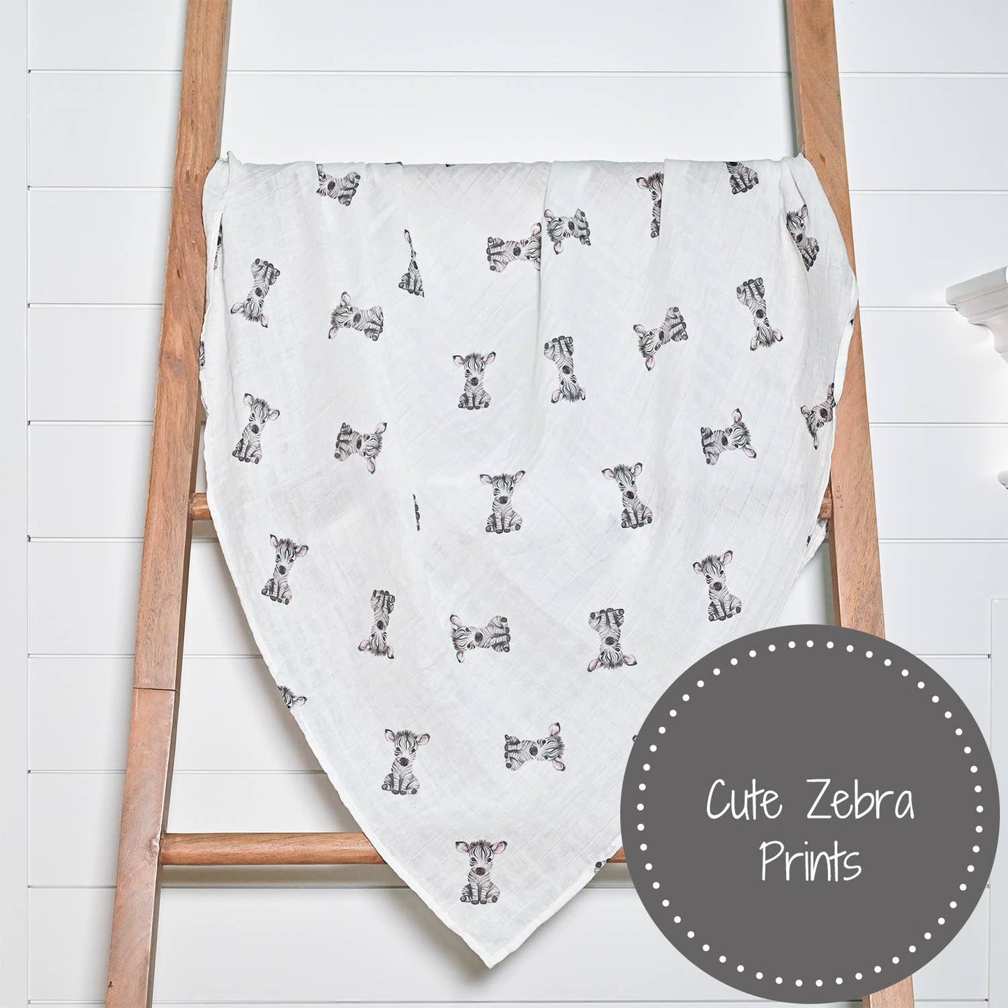 Walk on the Wild Side Baby Muslin Swaddle Blanket