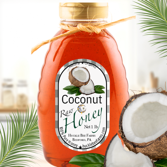 Coconut Infused Raw Honey
