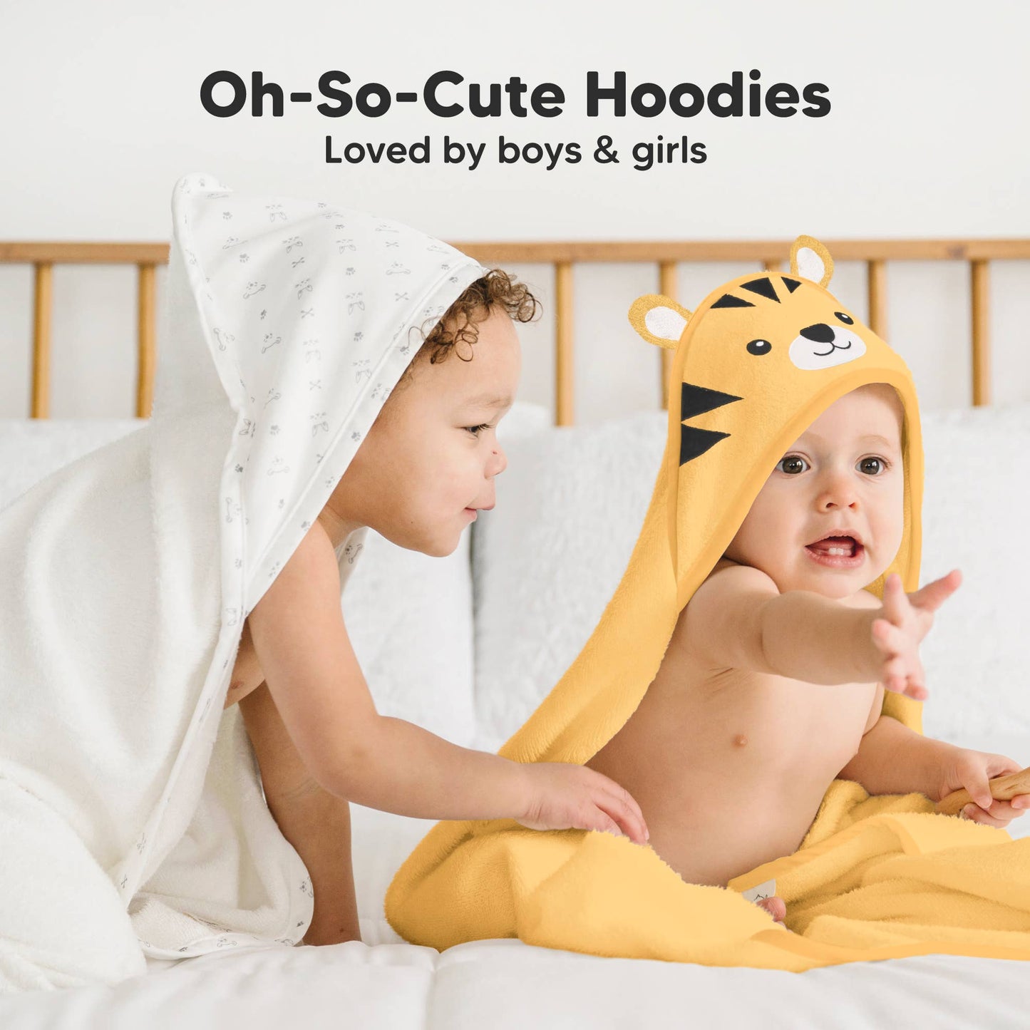 Tiger Cuddle Baby Hooded Towel