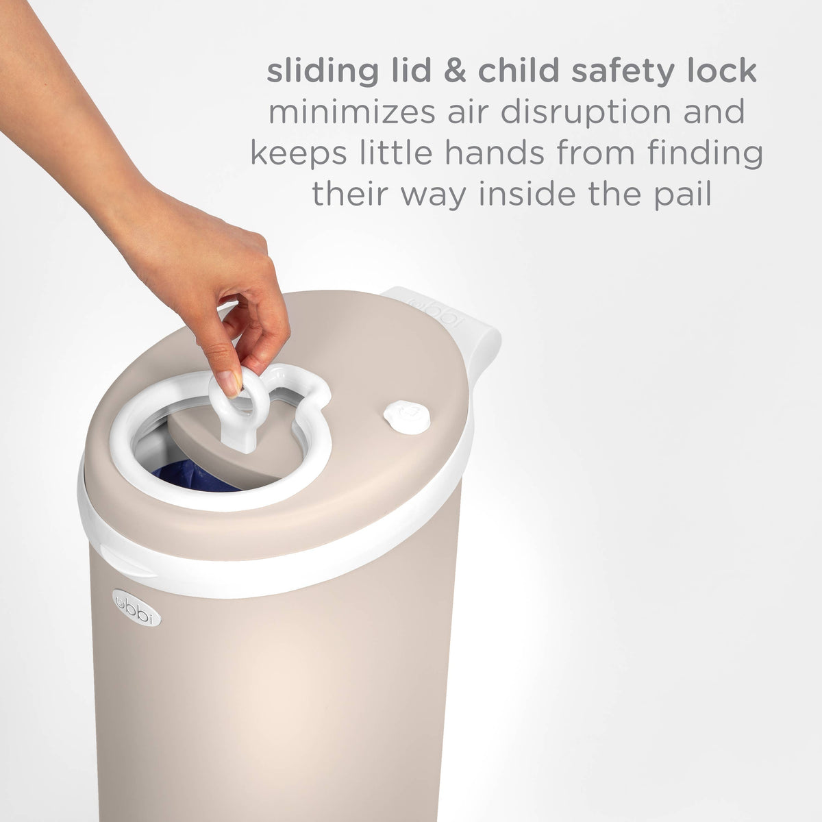Taupe Diaper Pail