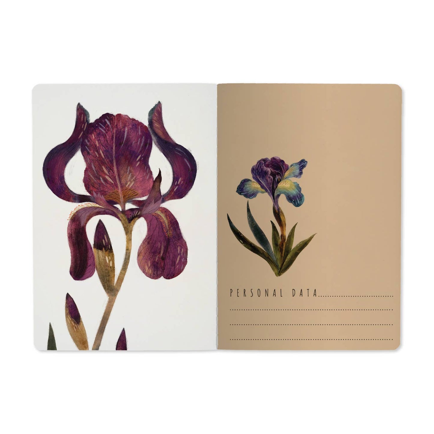A5 Notebook - Irises