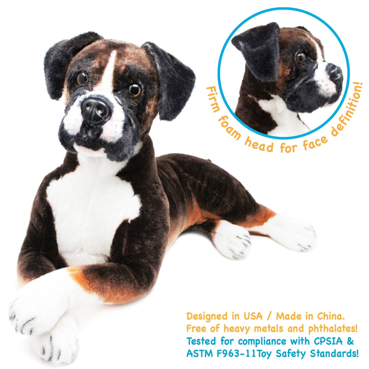 Bob The Boxer | 31 Inch Stuffed Animal Plush