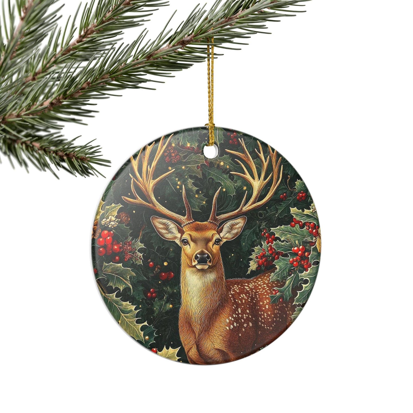 The Buck William Morris Christmas Ornament