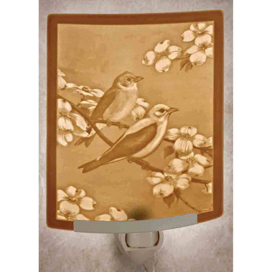 Morning Song Porcelain Lithophane Night Light
