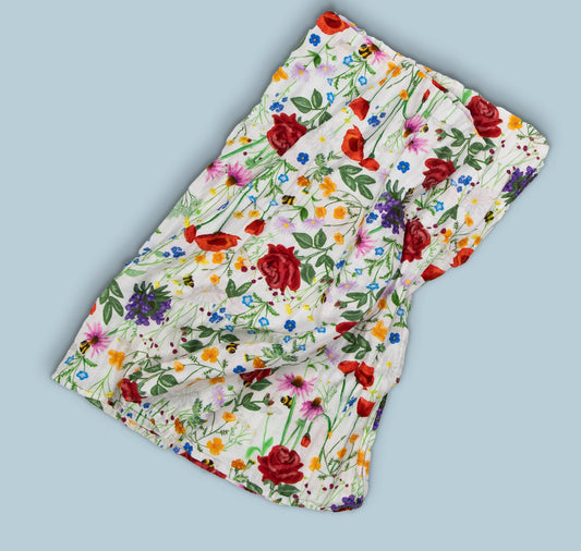 Flower Swaddle Blanket