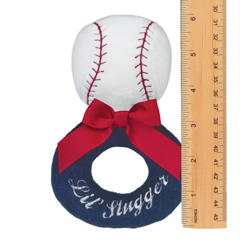 Lil' Slugger Baseball Ring Rattle