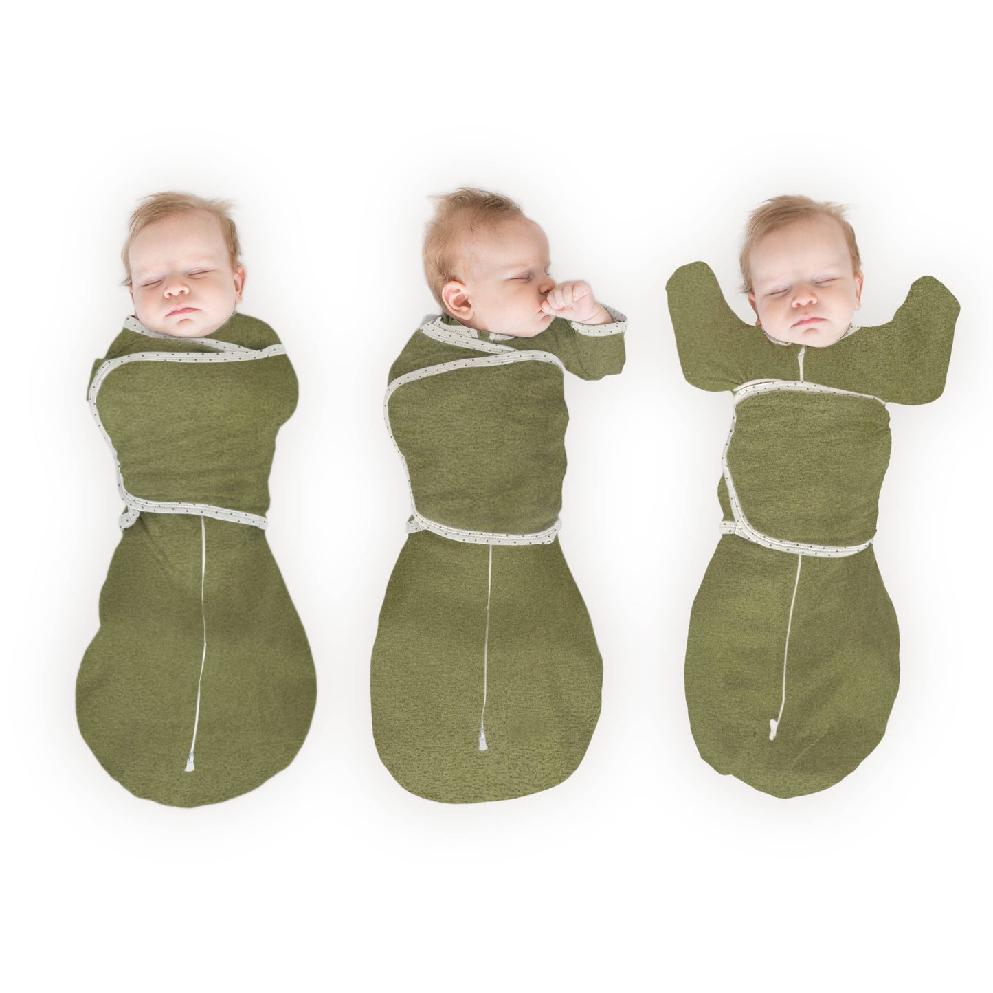 Omni Swaddle Sack, Heathered Green Turtle