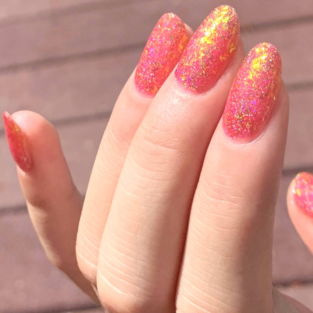 Anything Is Popsicle Flakie Nail Polish