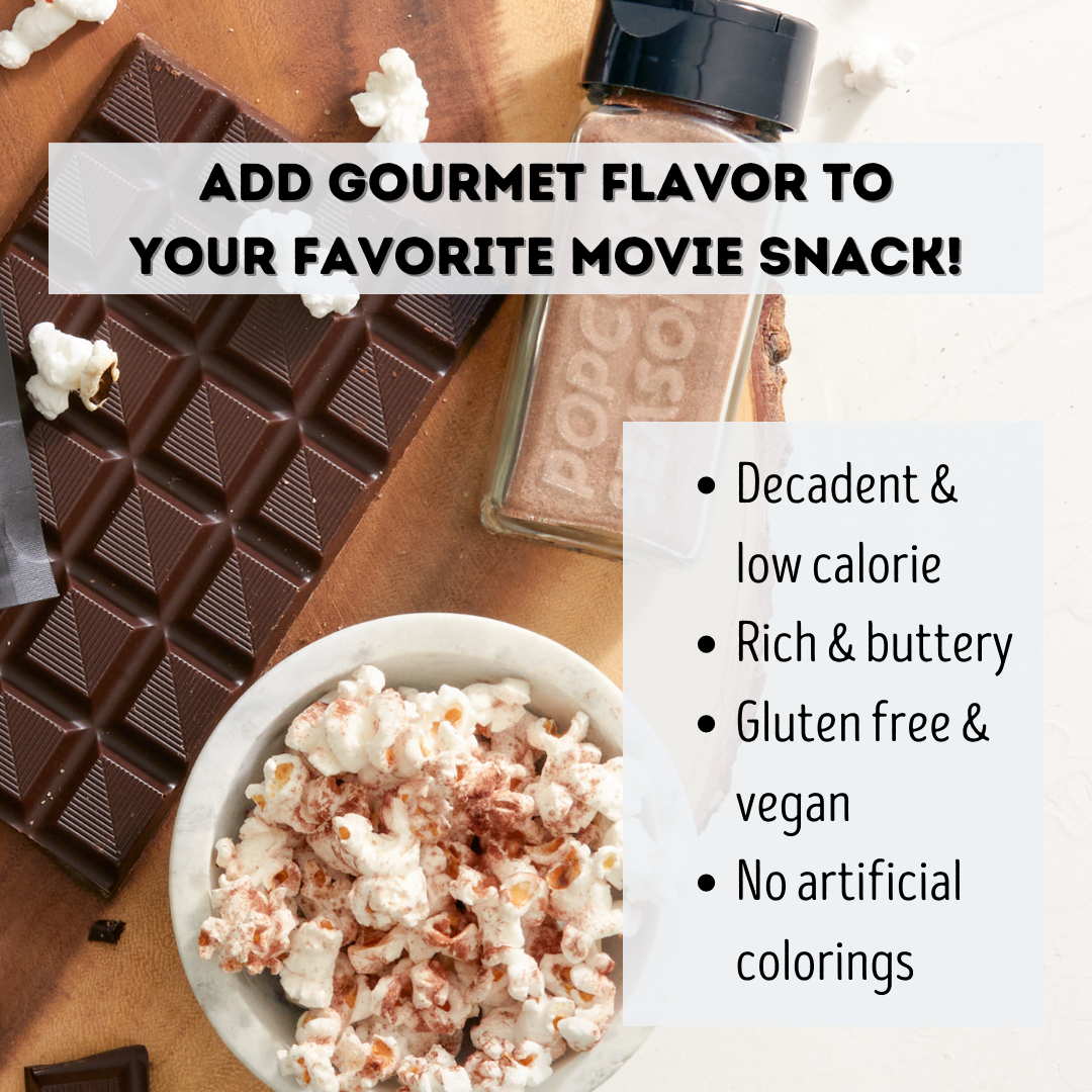 Chocolate Caramel Popcorn Seasoning - Gluten Free, Non GMO
