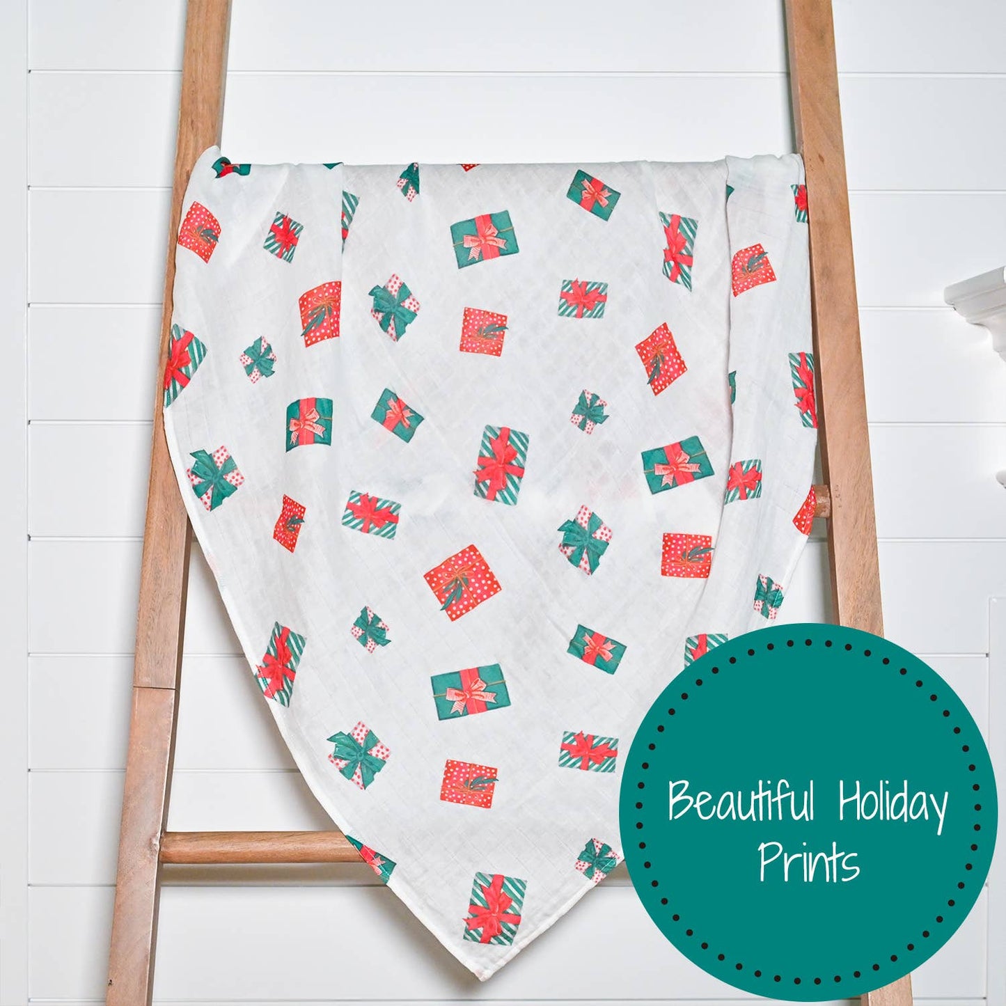 Everyday is a Gift Baby Muslin Swaddle Blanket
