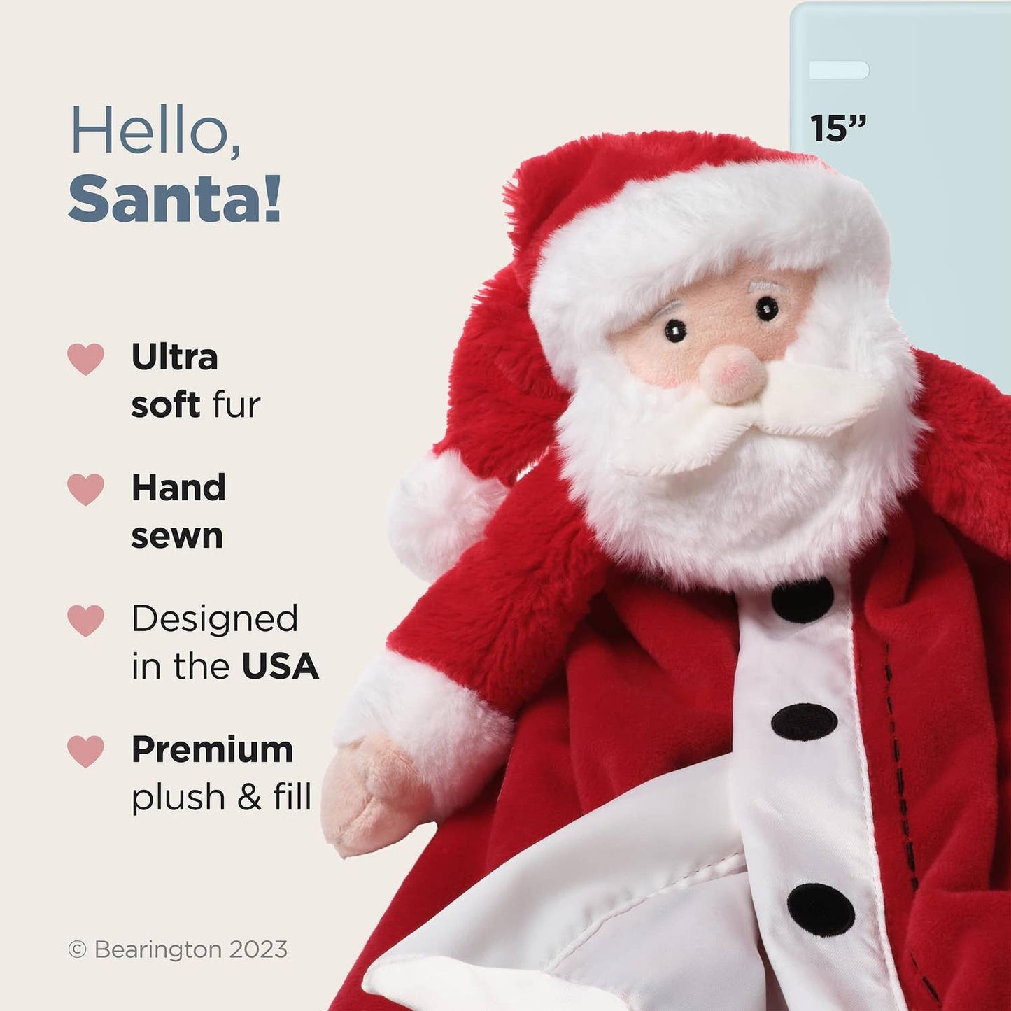 Baby Santa Snuggler Blanket