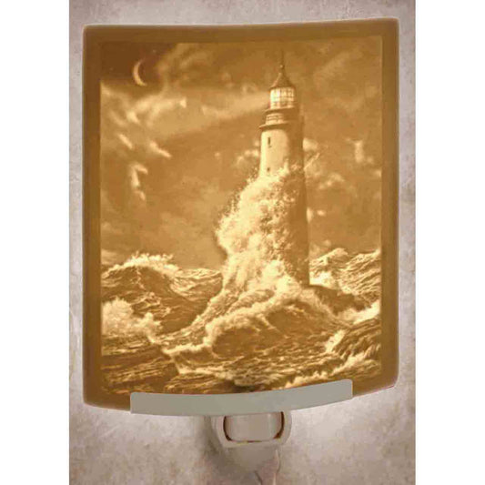 Guiding Light Porcelain Lithophane Night Light