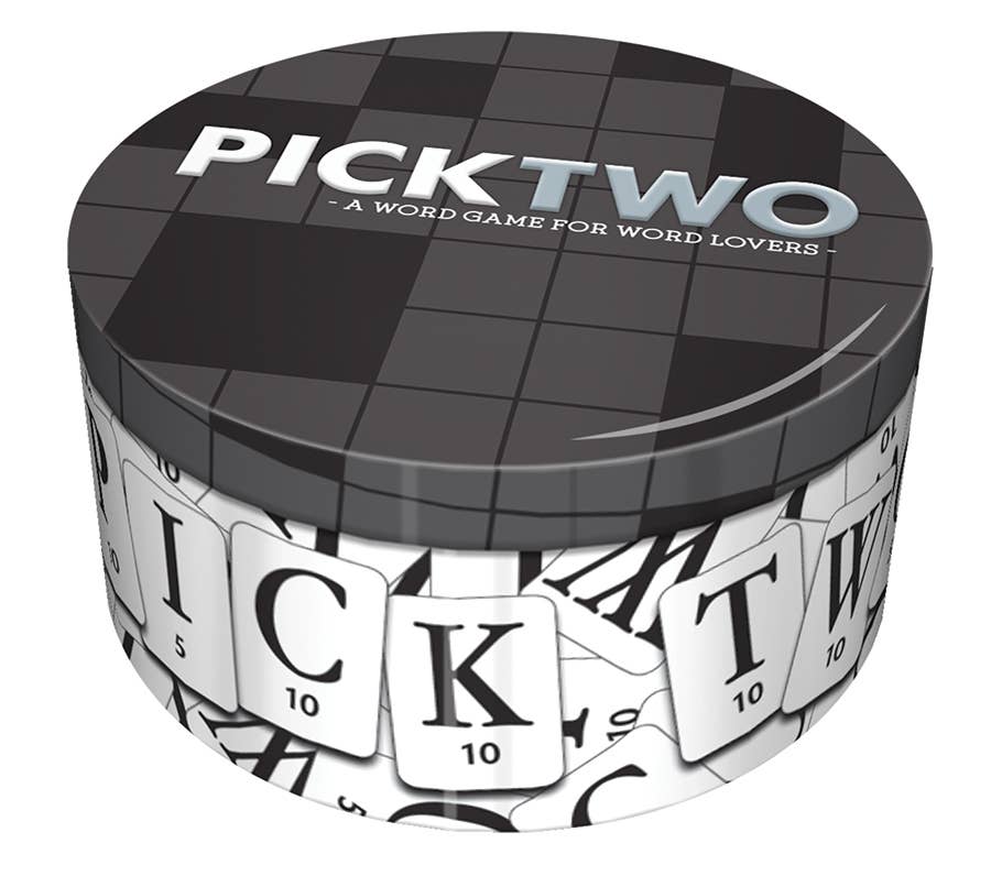 Pick Two (tin)- The Fast-Paced, Ever-Changing Crossword Game!