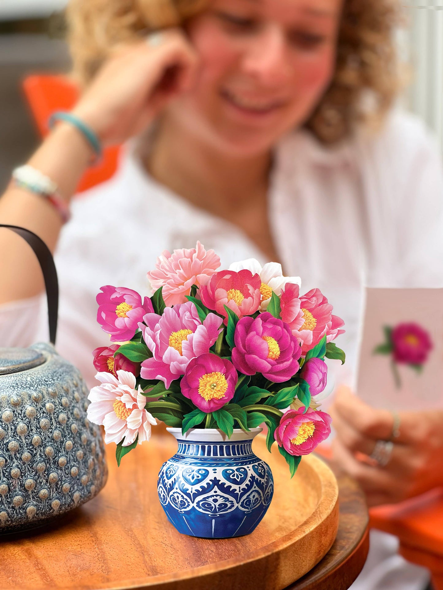 Mini Peony Paradise Pop-up Greeting Cards