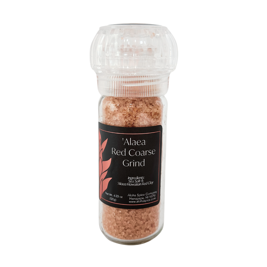 `Alaea Hawaiian Salt 3.17 oz. Refillable Grinder